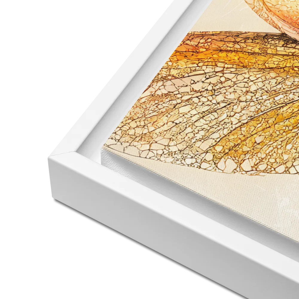 Whispers of the Frosted Meadow | Canvas with White Frame | 18″×24″