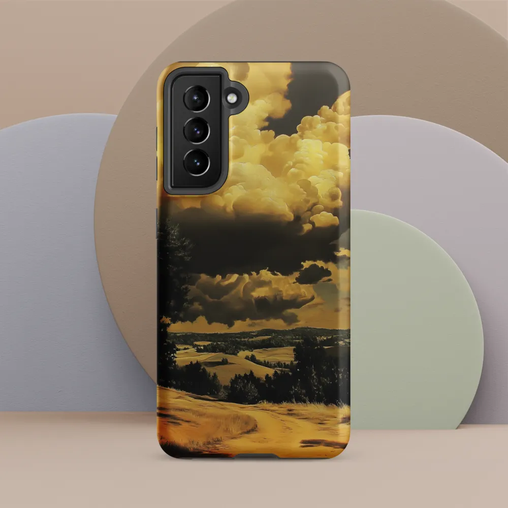 Golden Serenity in the Landscape