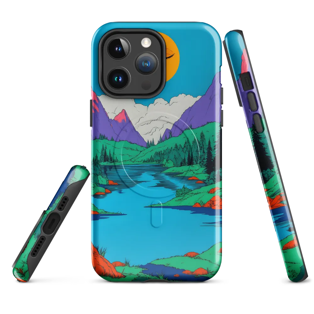 Whimsical Serenity in Vibrant Colors