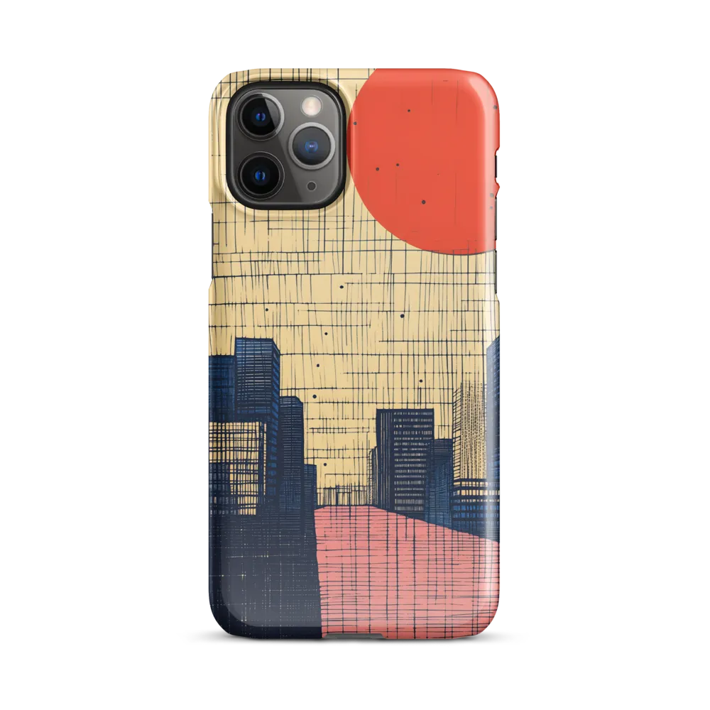 Urban Echoes: A Minimalist Cityscape