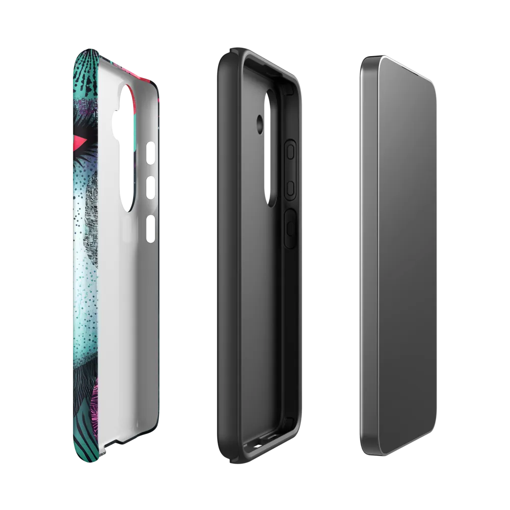Mystical Beauty in Blue and Pink | Phone Case |  S24 | Tough Case | Matte