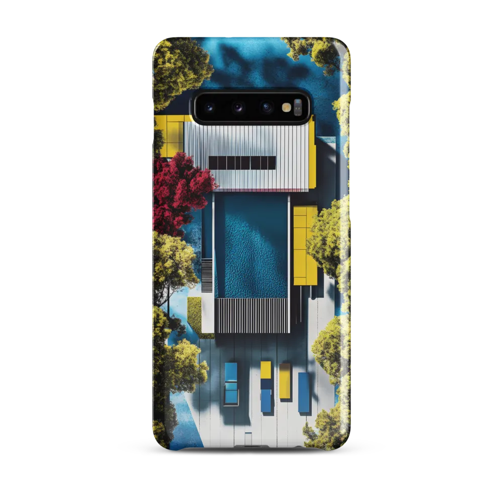 Aerial Harmony: Modernist Serenity | Phone Case |  S10 Plus | Snap Case | Glossy