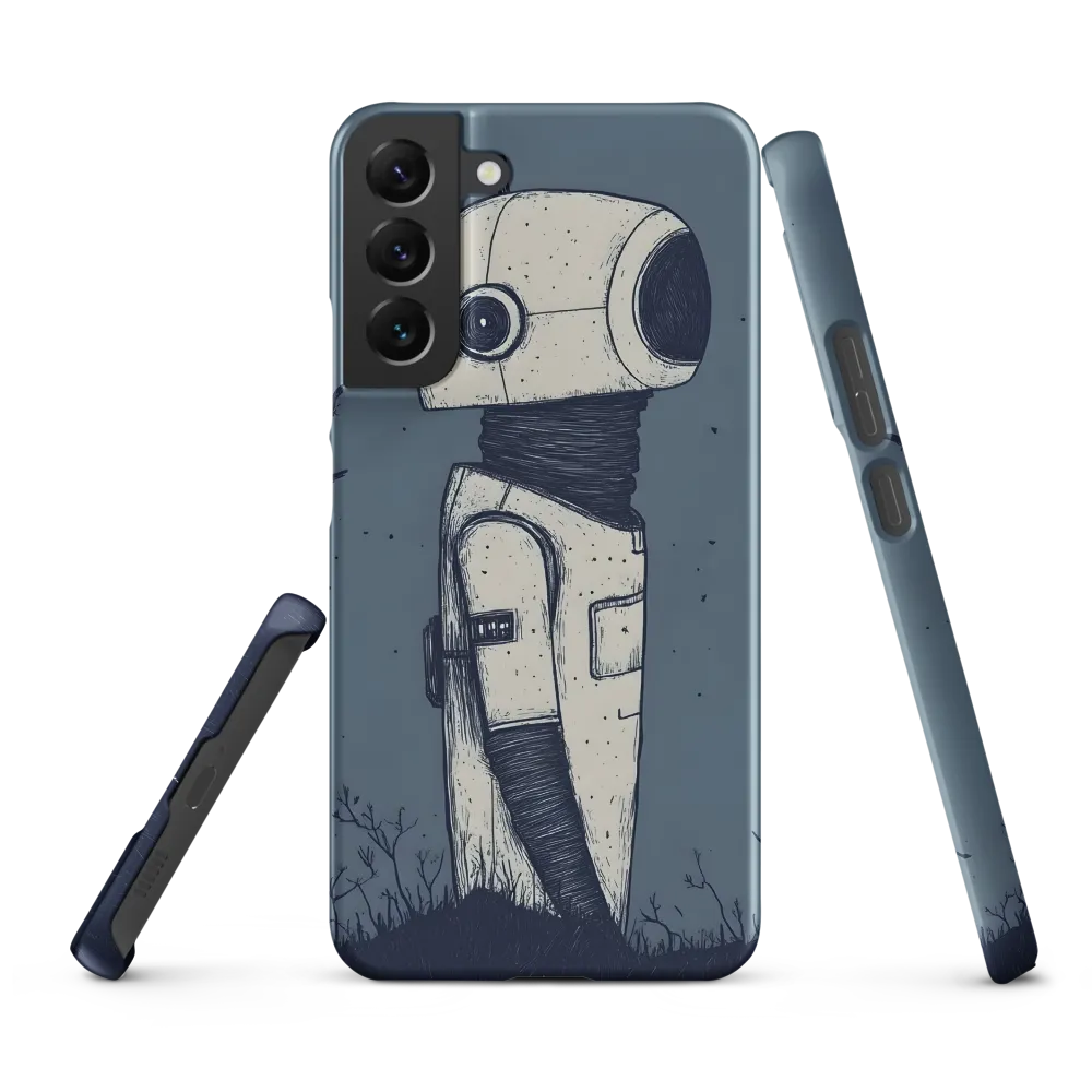 Contemplative Robot in a Barren Landscape