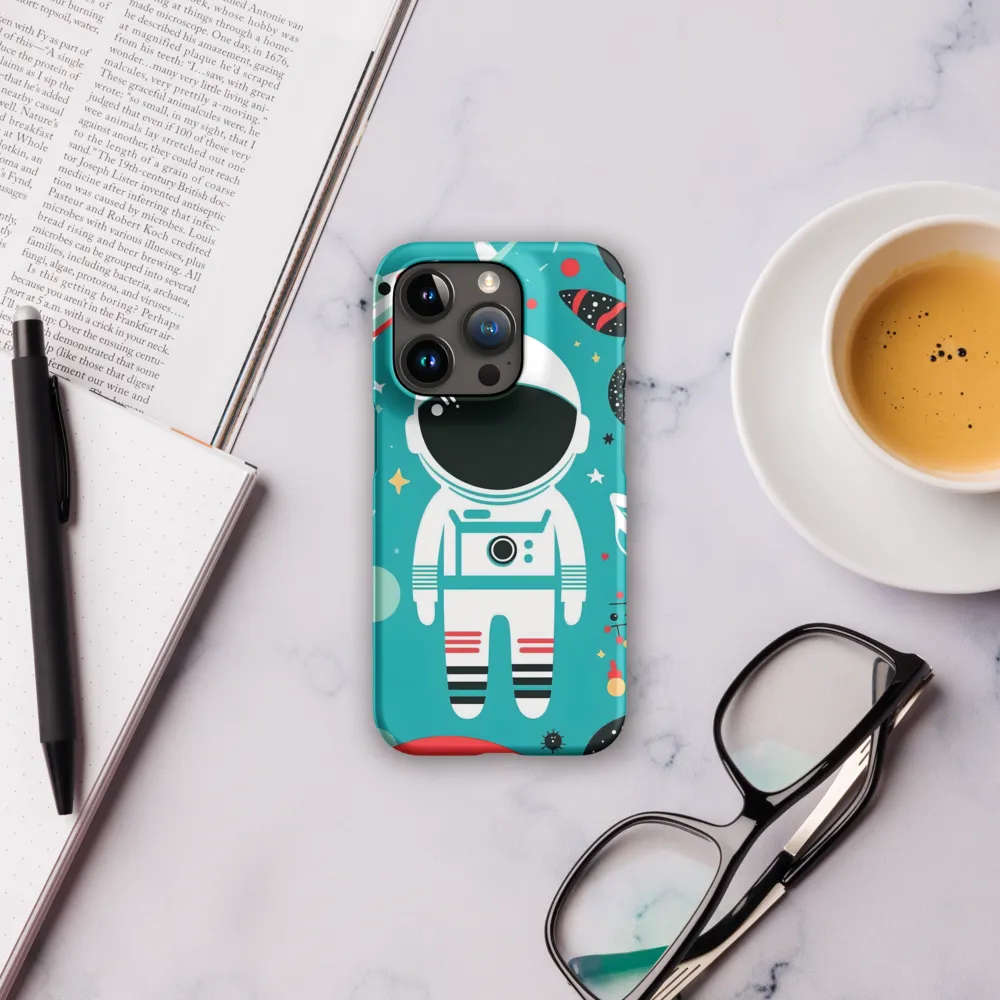 Whimsical Astronaut in Cosmic Wonderland
