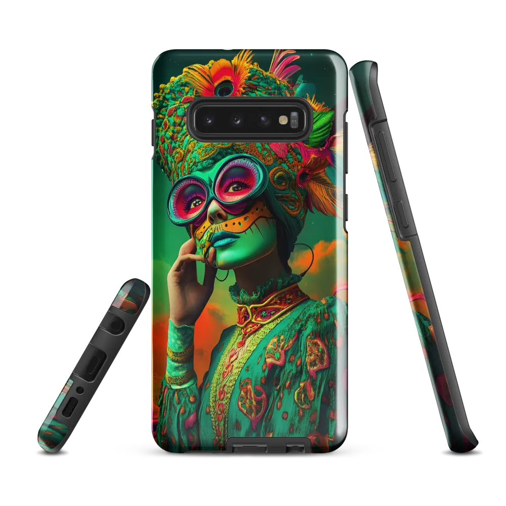 A Celebration of Color and Fantasy | Phone Case |  S10 Plus | Tough Case | Glossy