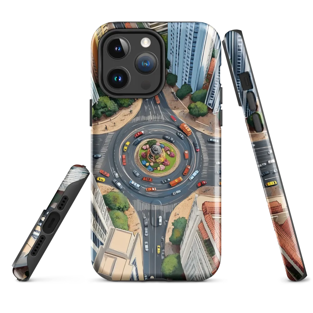 Urban Symphony: Aerial Vision of City Life