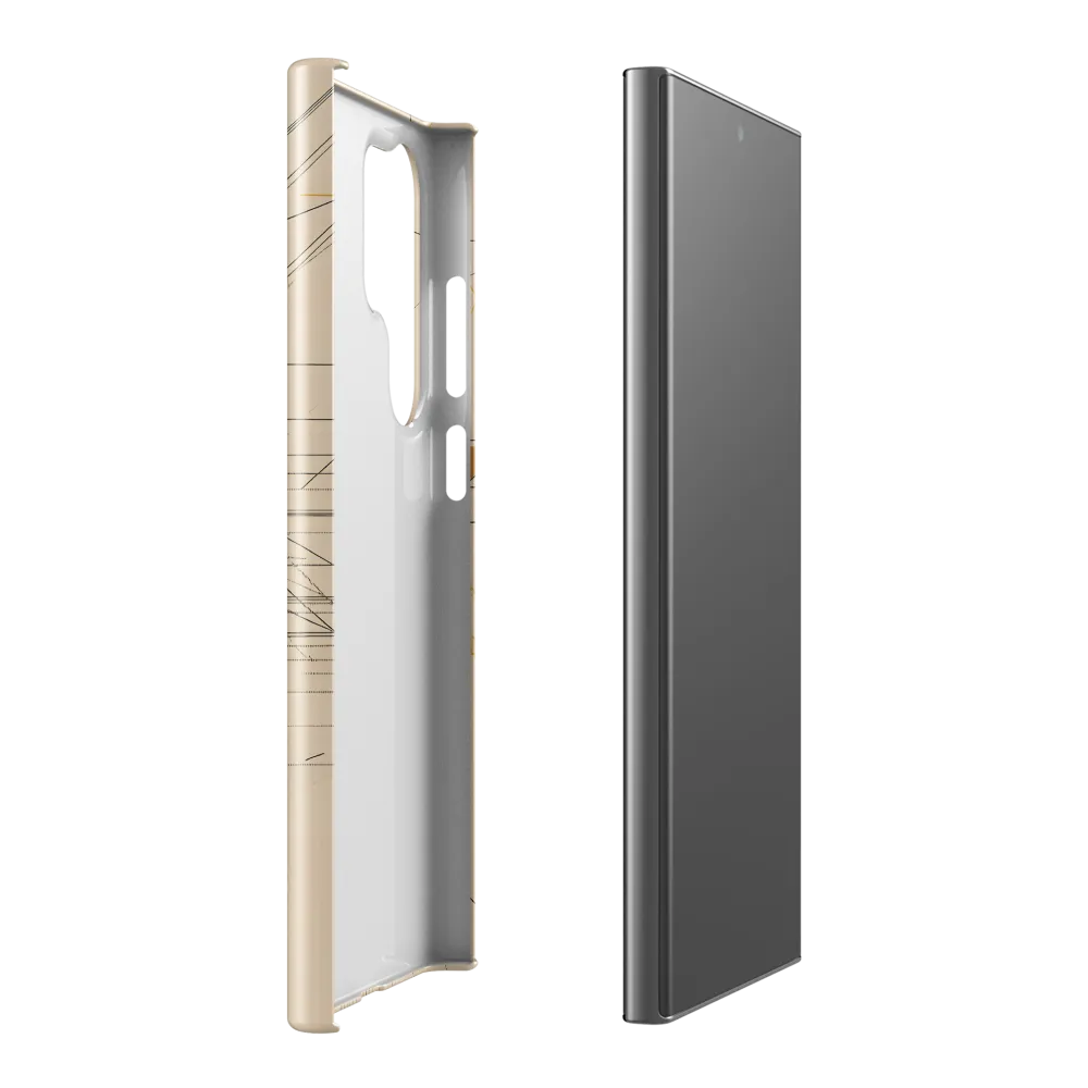 Abstract Profile: A Minimalist Exploration | Phone Case |  S23 Ultra | Snap Case | Glossy