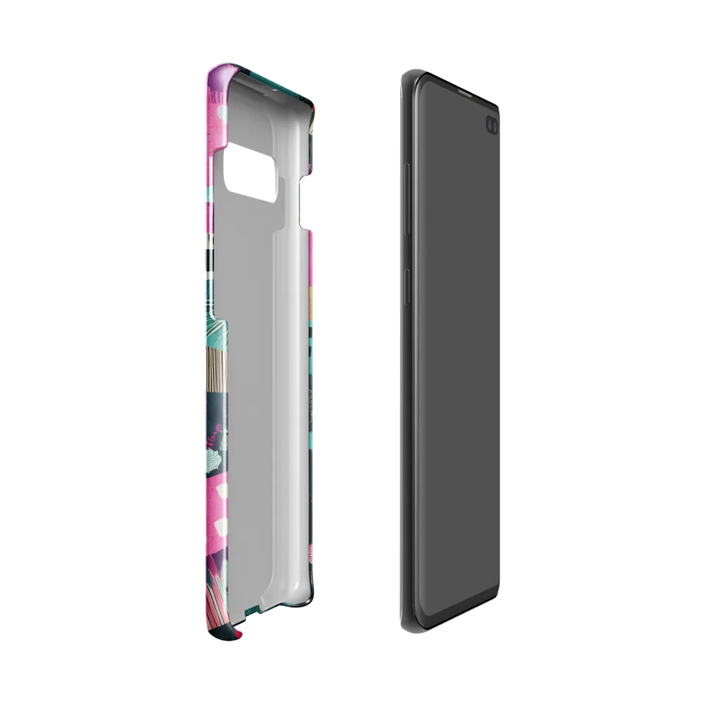 Whimsical Journey Through a Vibrant Landscape | Phone Case |  S10 | Snap Case | Glossy