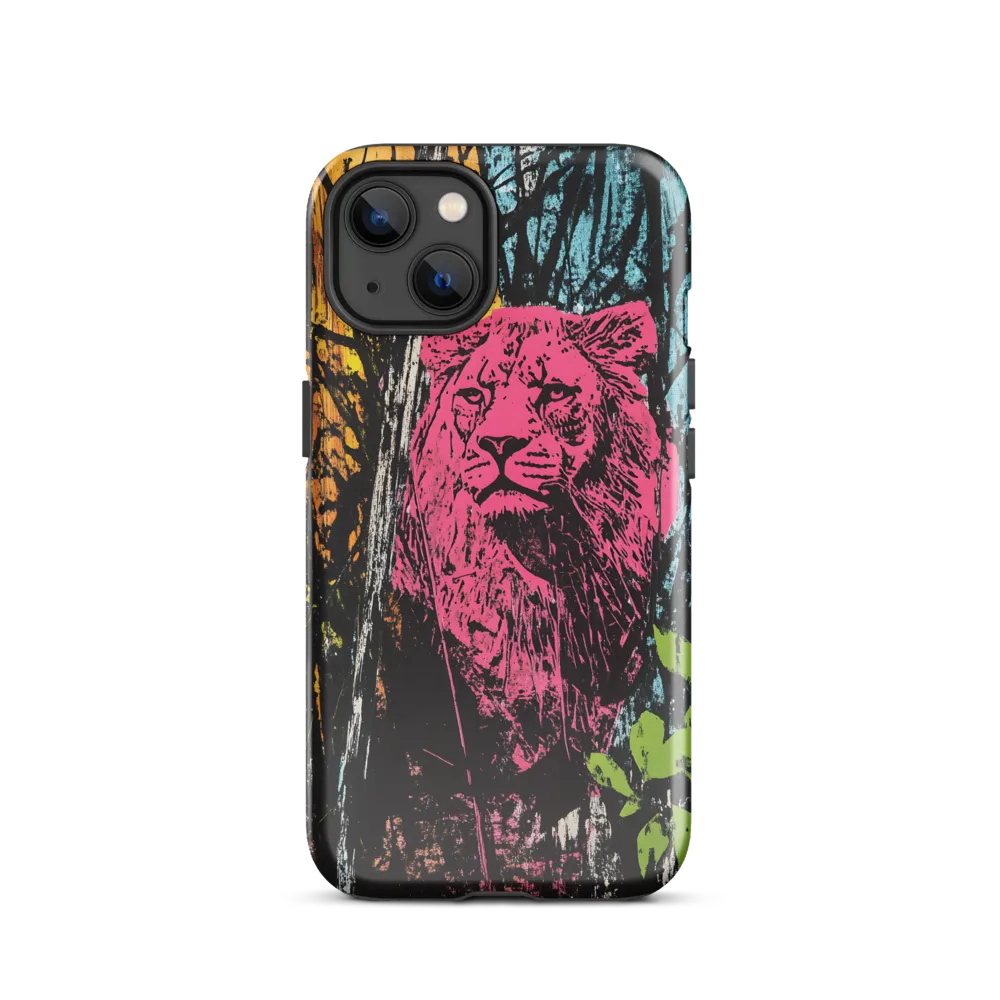 Fierce Vibrance: The Pink Lion