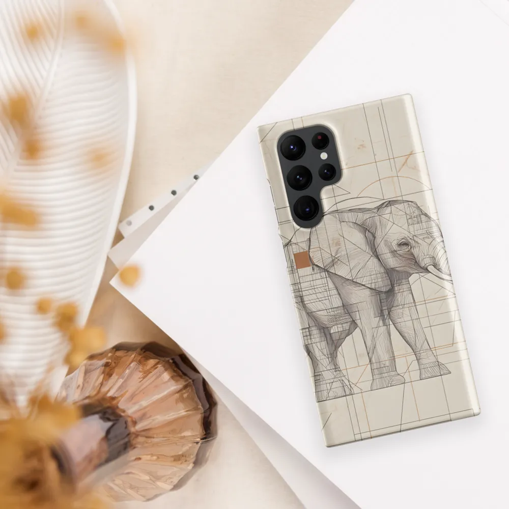 Geometric Elegance: The Steel Elephant