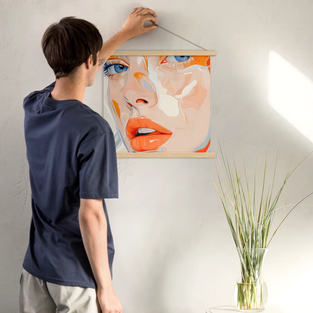 Ethereal Expressions | Poster With Oak Wood Hanger | 18″×18″