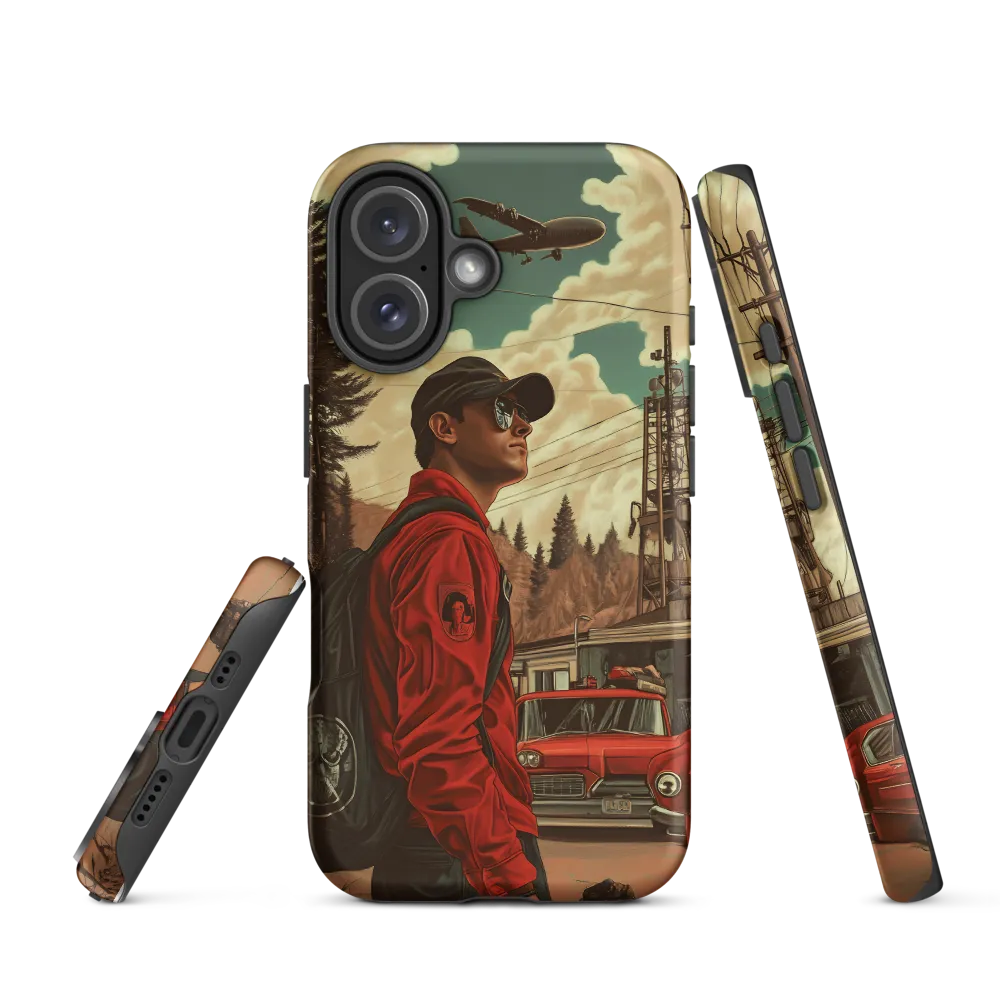 Navigating Dreams: A Surreal Adventure | Phone Case