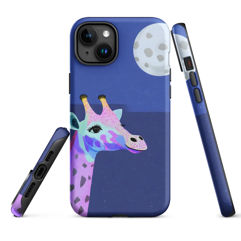 Whimsical Giraffe Under the Stars