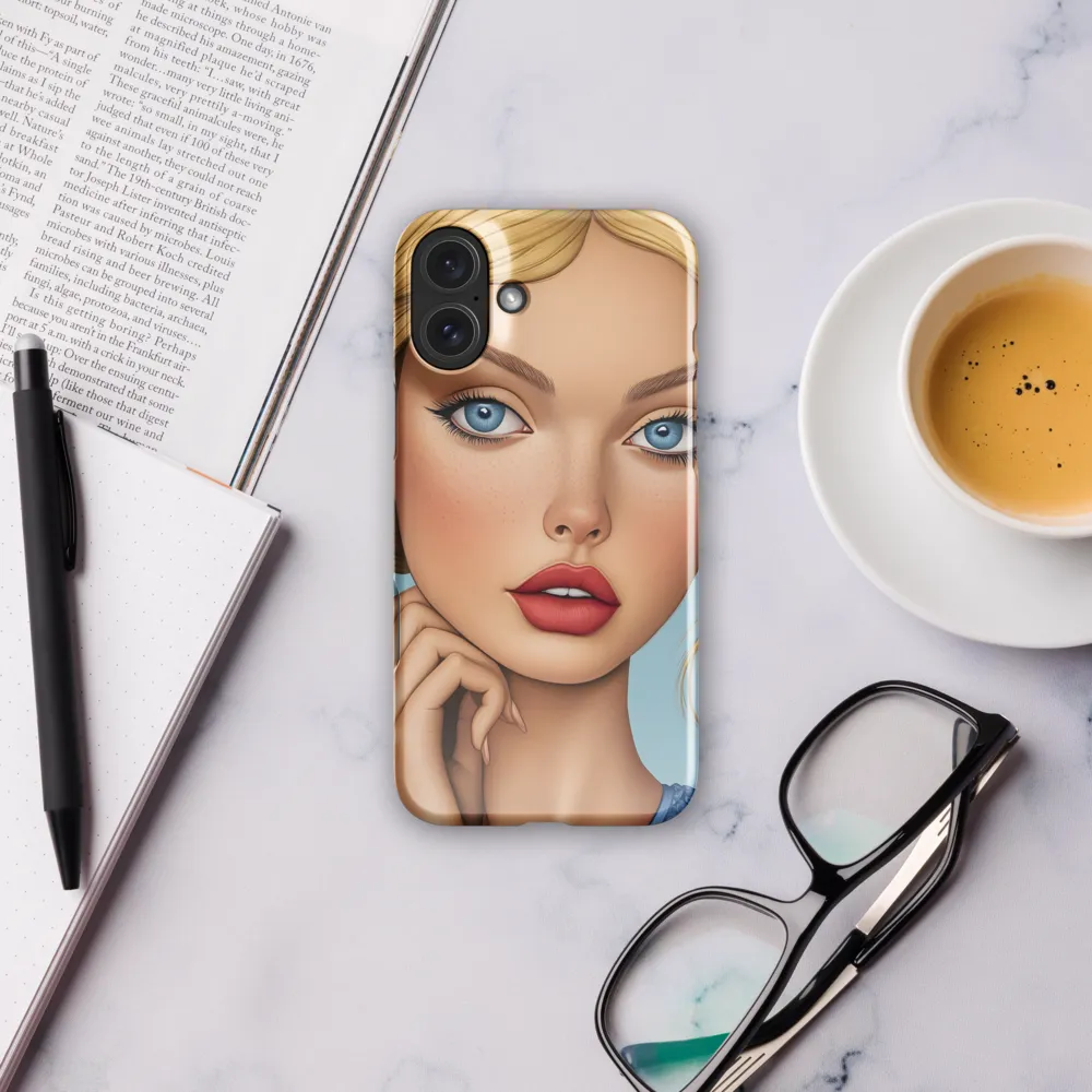 Serenity in Blue | Phone Case |  16 Plus | Snap Case | Glossy