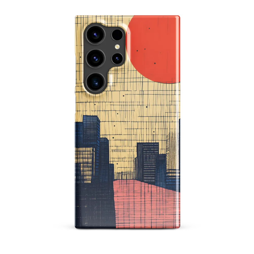 Urban Echoes: A Minimalist Cityscape