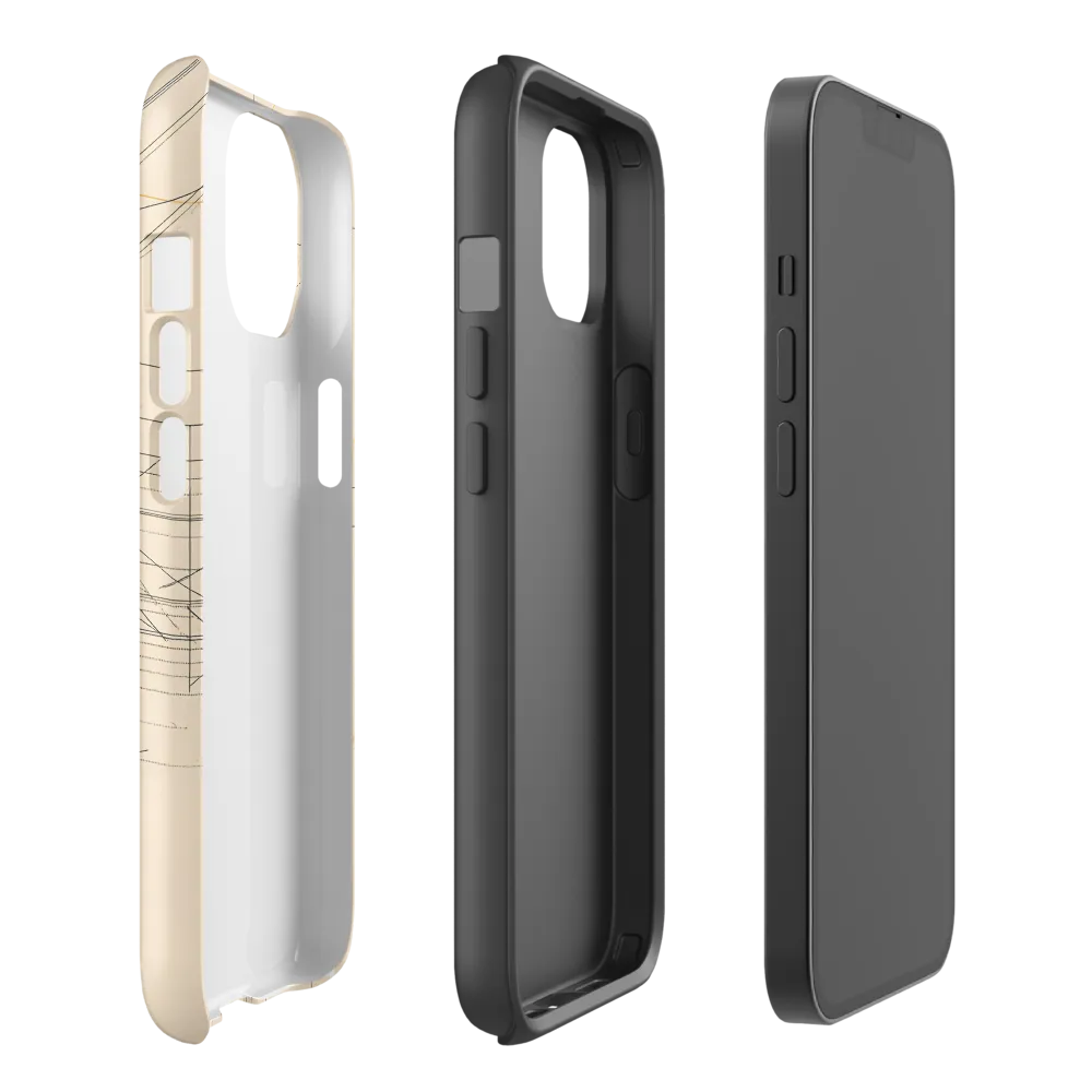 Abstract Profile: A Minimalist Exploration | Phone Case |  14 | Tough Case | Matte
