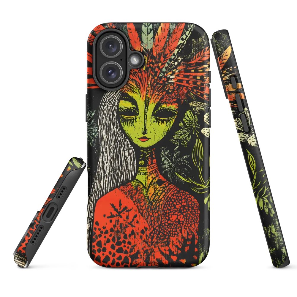 Mystical Flora: A Surreal Portrait