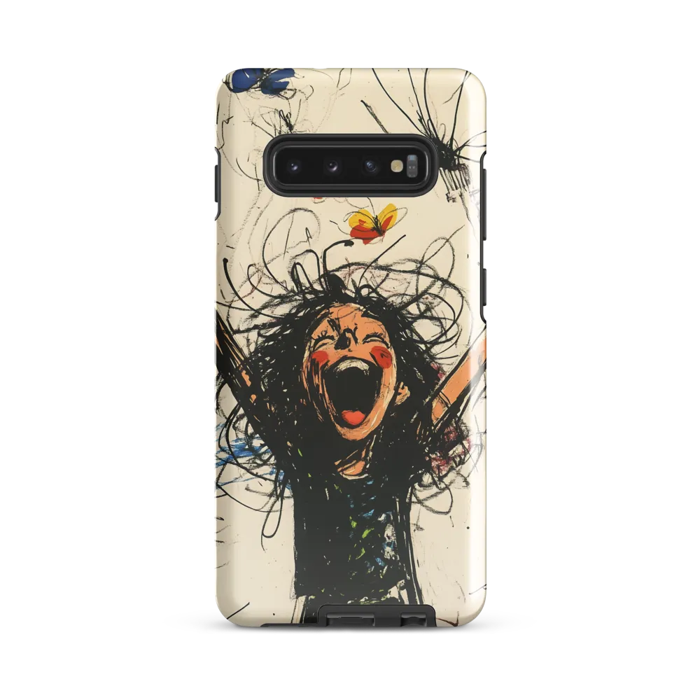 Unleashing Joy | Phone Case |  S10 Plus | Tough Case | Glossy