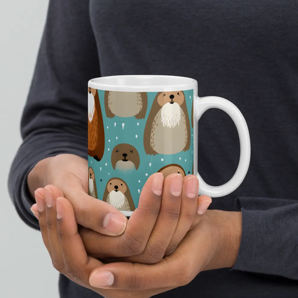 Whimsical Waters: A Celebration of Otters and Seals | Mugs | Multiple Sizes & Colors