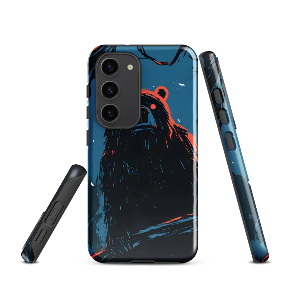 Eerie Majesty: A Bear in the Night