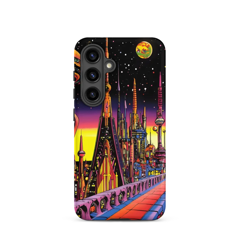 Futuristic Cosmos: A Journey Through Neon Cities