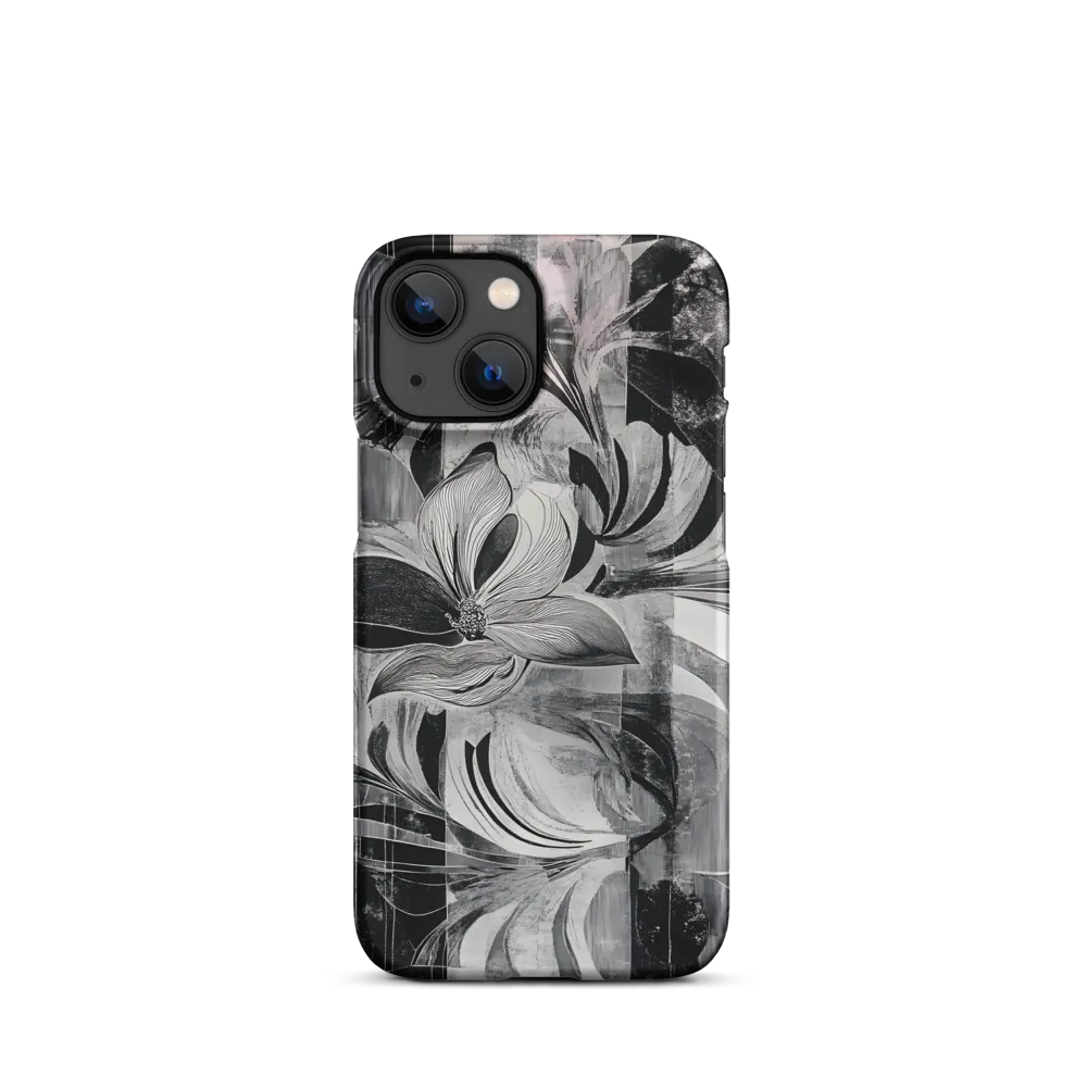 Floral Fusion in Monochrome