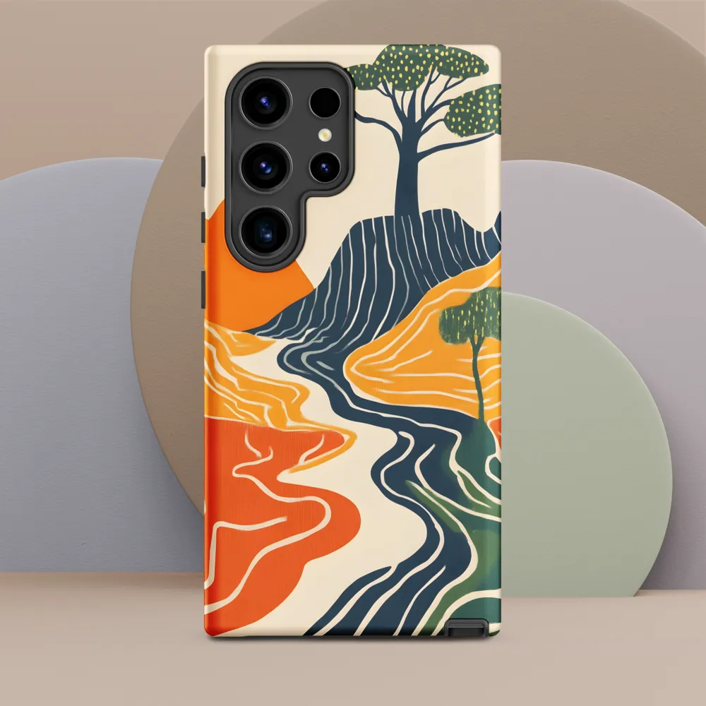 Waves of Serenity | Phone Case |  S24 Ultra | Tough Case | Matte