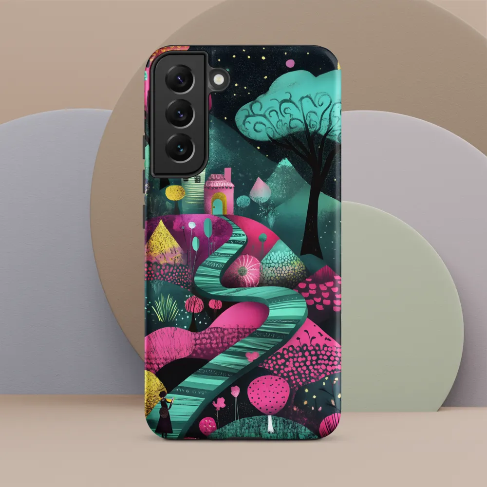 Whimsical Journey through Colorful Lands | Phone Case |  S22 Plus | Tough Case | Matte