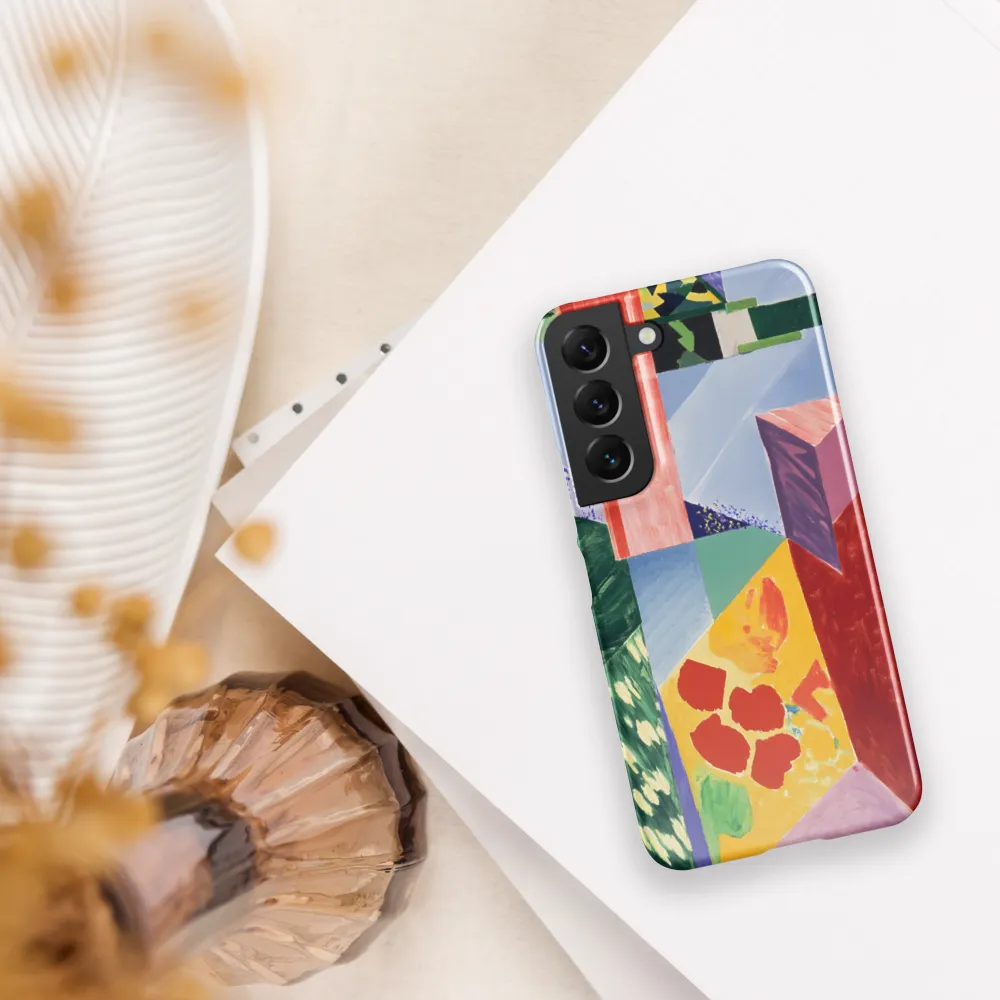 Interplay of Geometry and Color | Phone Case |  S22 | Snap Case | Glossy