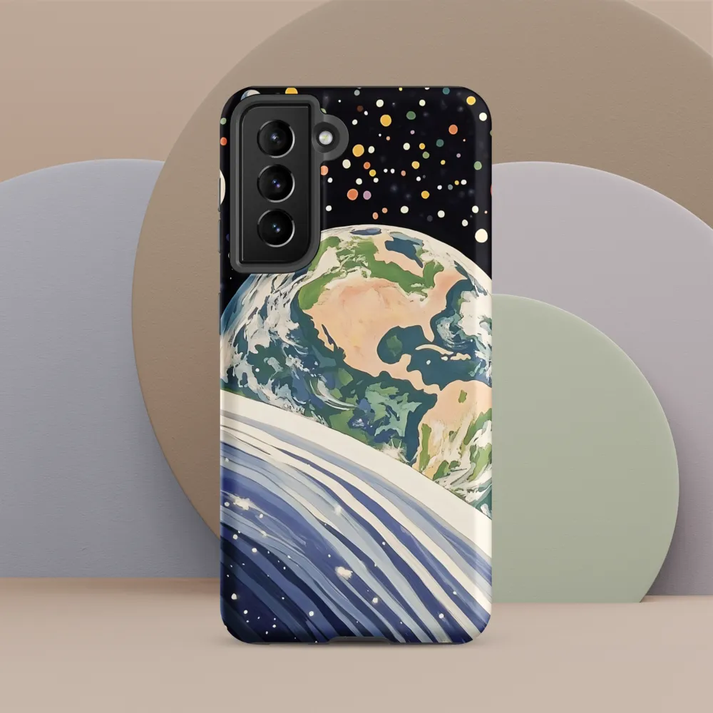 Celestial View: A Surreal Journey Through Space