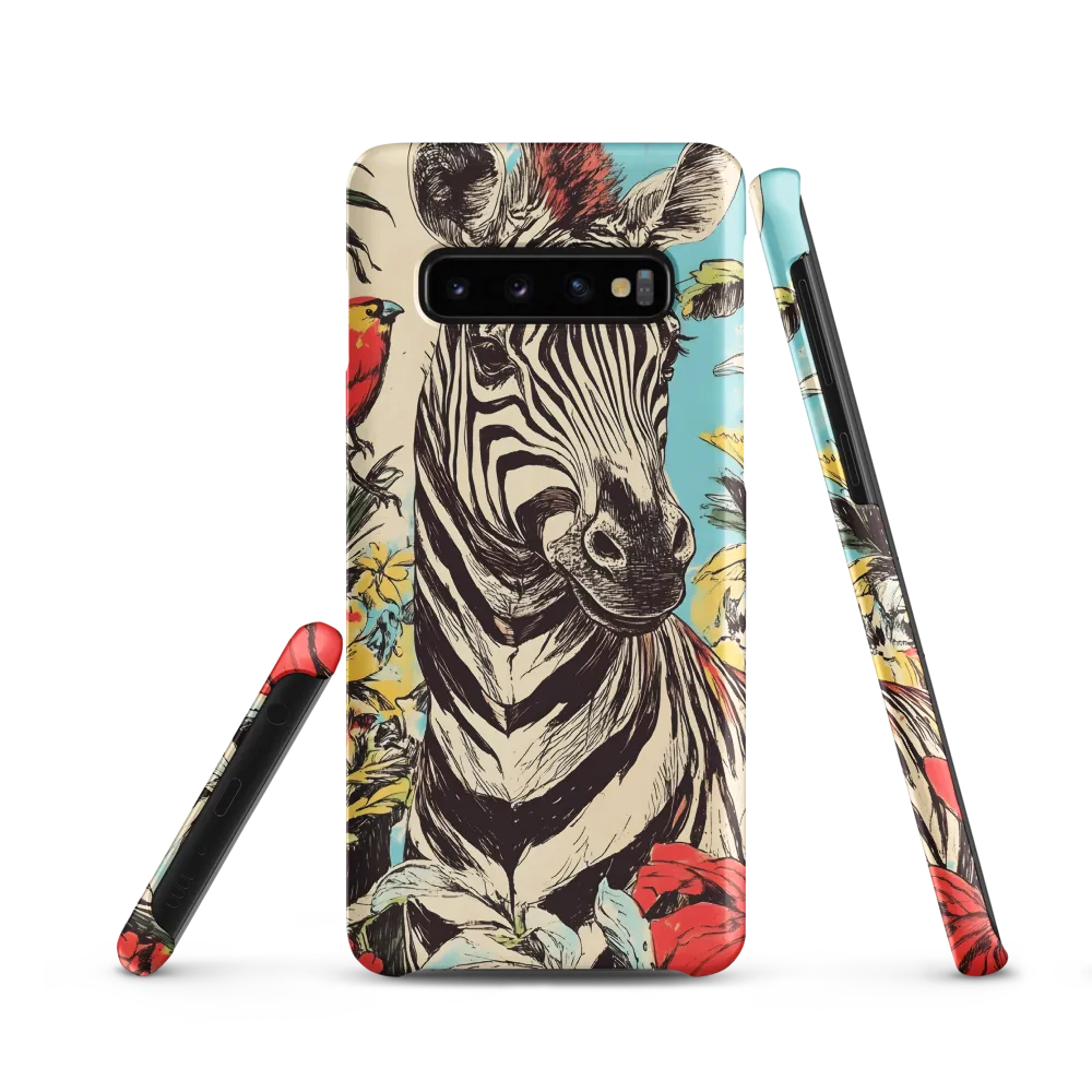 Zebra in Tropical Reverie