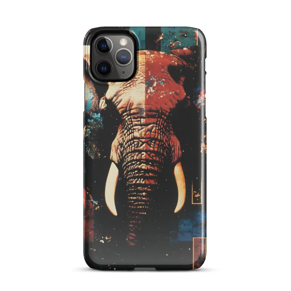 Majestic Mosaic: The Elephant | Phone Case |  11 Pro Max | Snap Case | Glossy