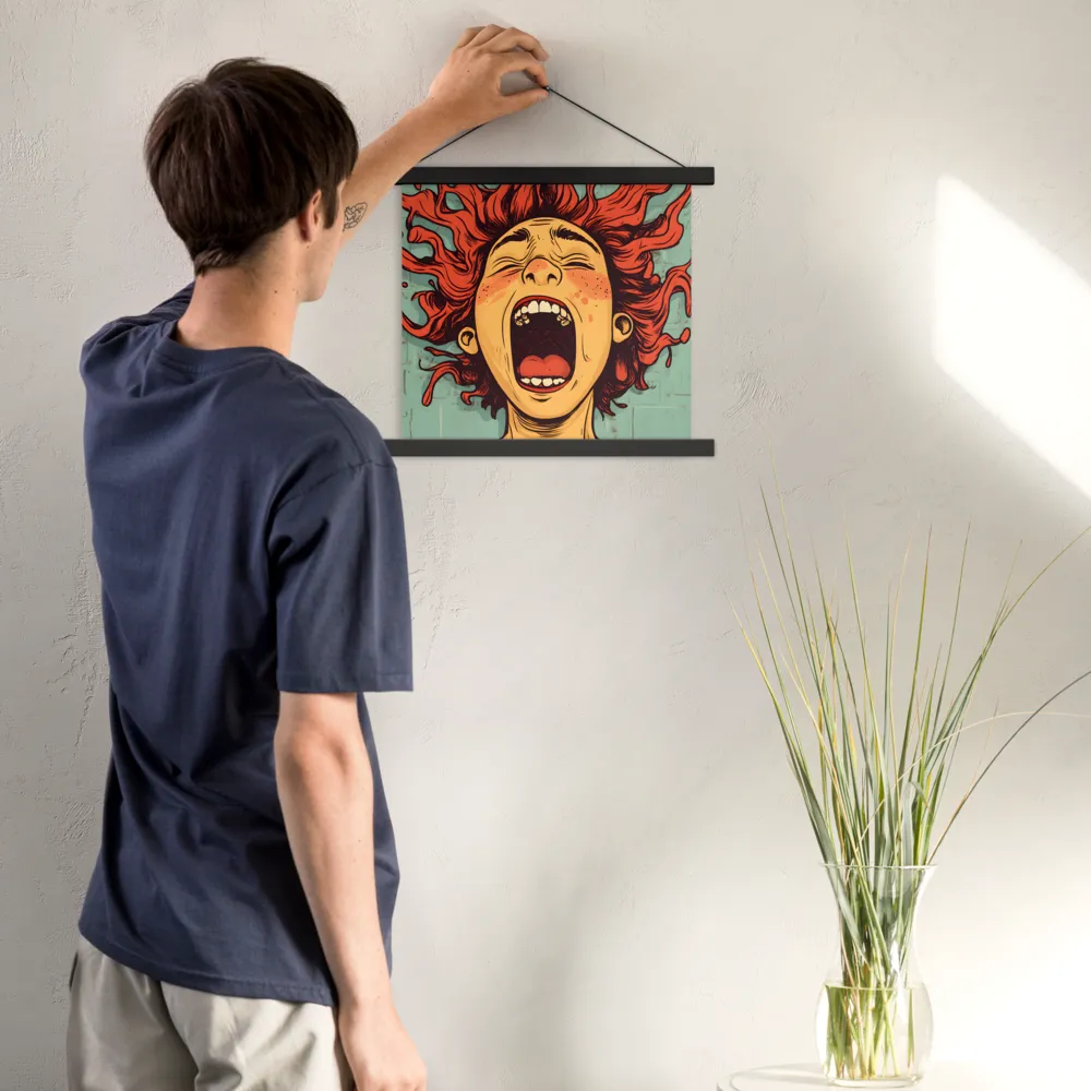 Fury Unleashed | Poster With Black Wood Hanger | 14″×14″