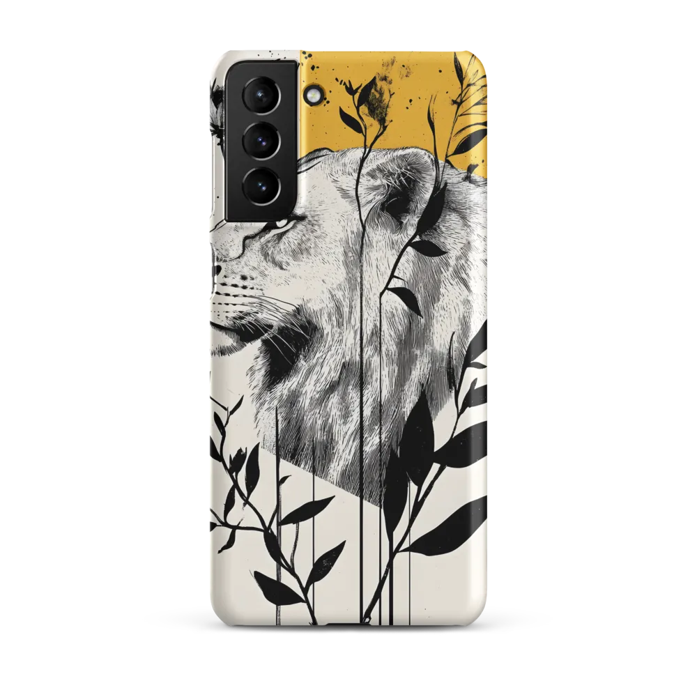 Regal Serenity: The Lion and Flora