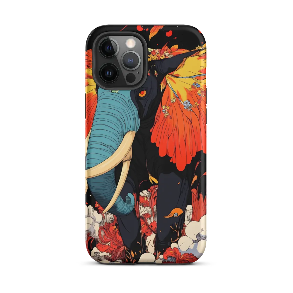 Majesty of the Floral Elephant | Phone Case |  12 Pro Max | Tough Case | Matte