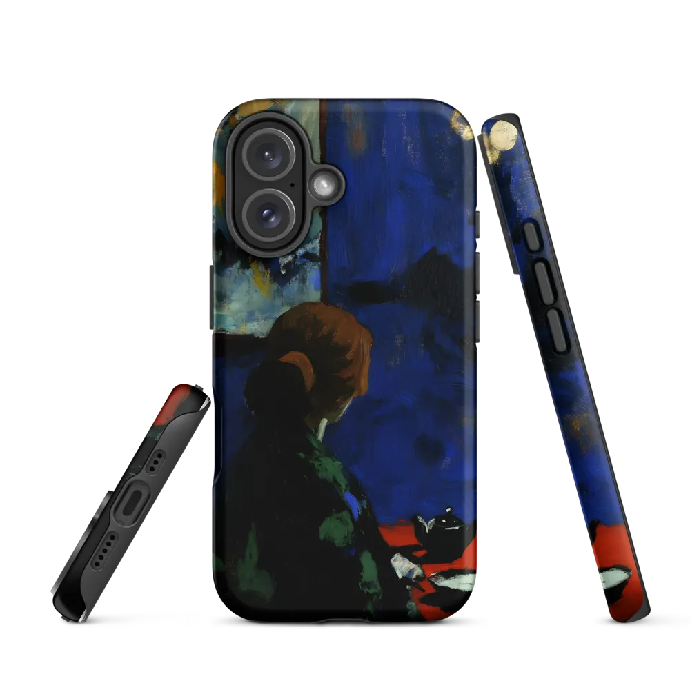 Contemplation Under the Night Sky | Phone Case