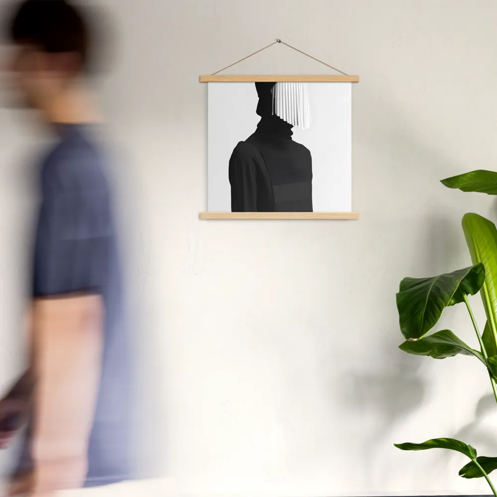 Veil of Mystery | Poster With Oak Wood Hanger | 18″×18″