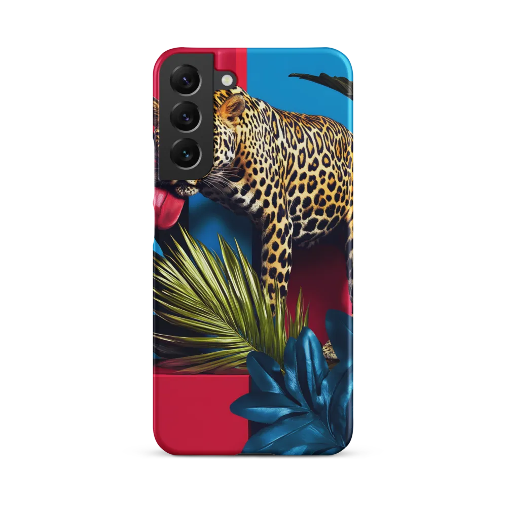 Playful Leopard in Vibrant Paradise