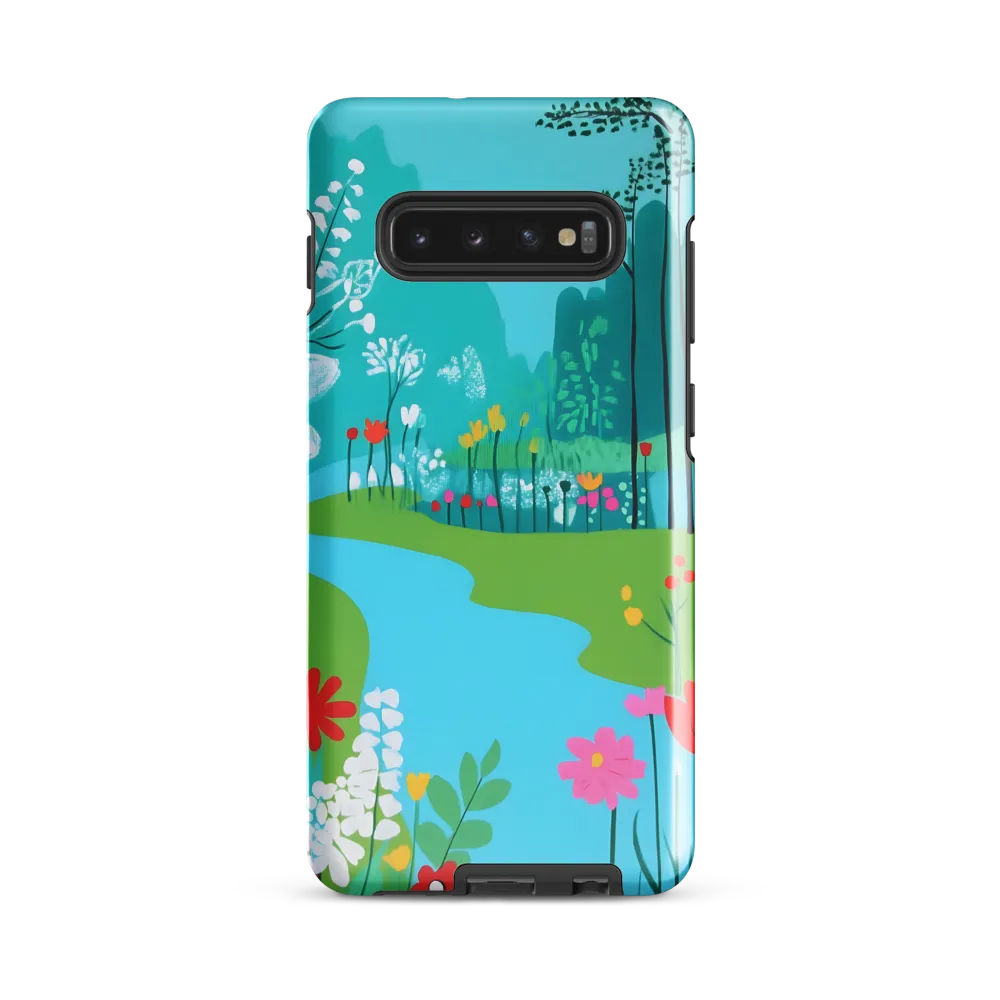 Whispers of Spring: A Colorful Retreat | Phone Case |  S10 Plus | Tough Case | Glossy