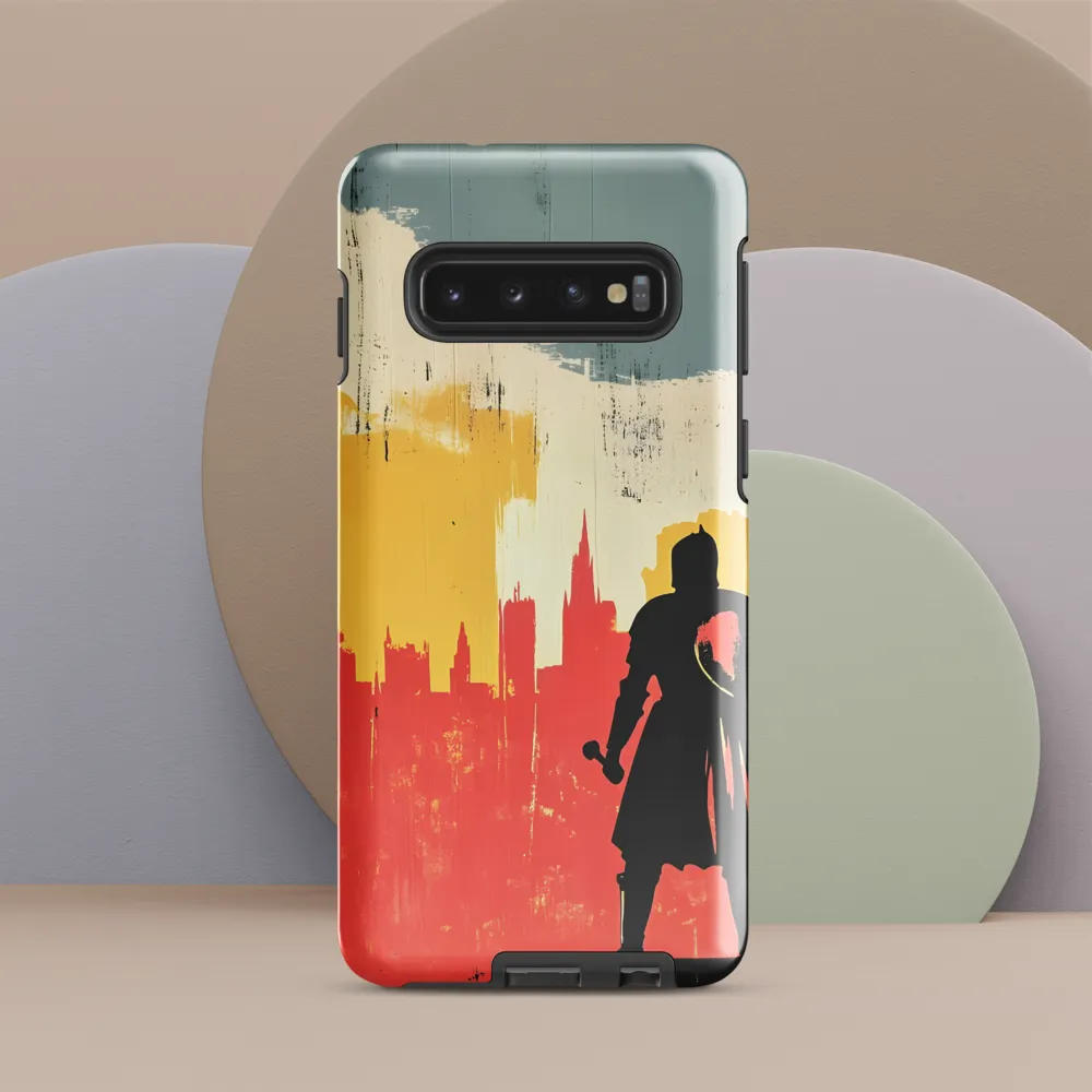 Hero in the Urban Dawn | Phone Case |  S10 | Tough Case | Glossy