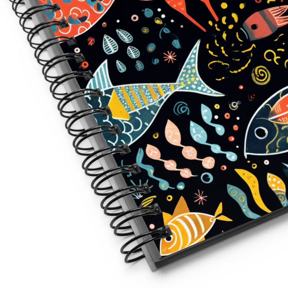 Whimsical Underwater Dance | Spiral Notebook