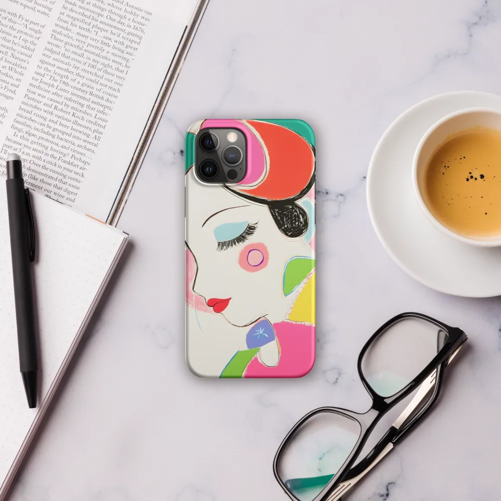 Whimsical Portrait in Colorful Abstraction