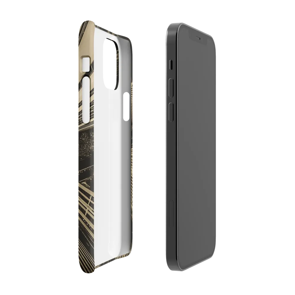 Urban Symphony: Aerial Perspective of City Life | Phone Case |  12 Pro | Snap Case | Matte