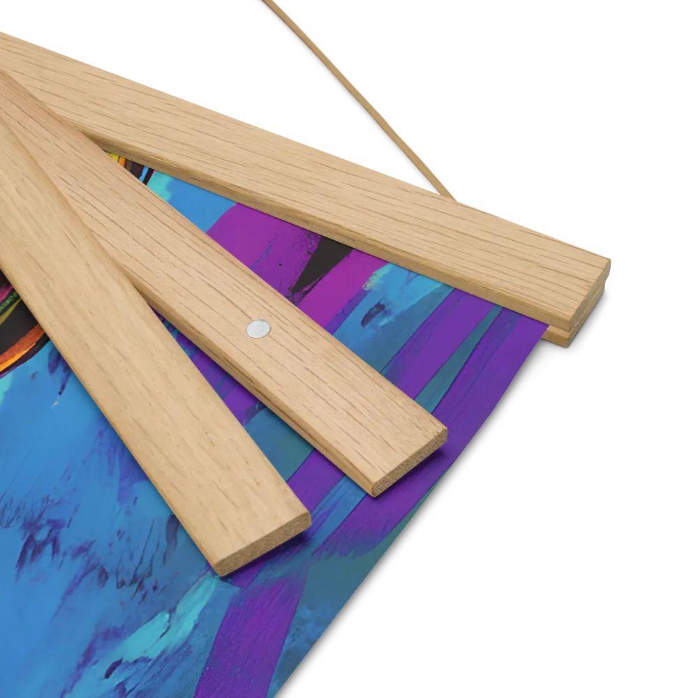 Guardian of Colors | Poster With Oak Wood Hanger | 16″×16″