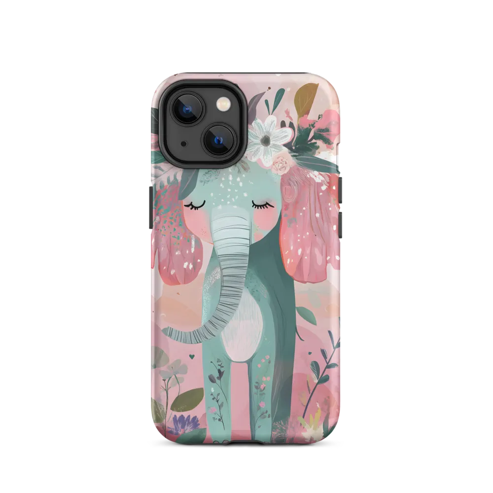 Whimsical Elephant in Bloom