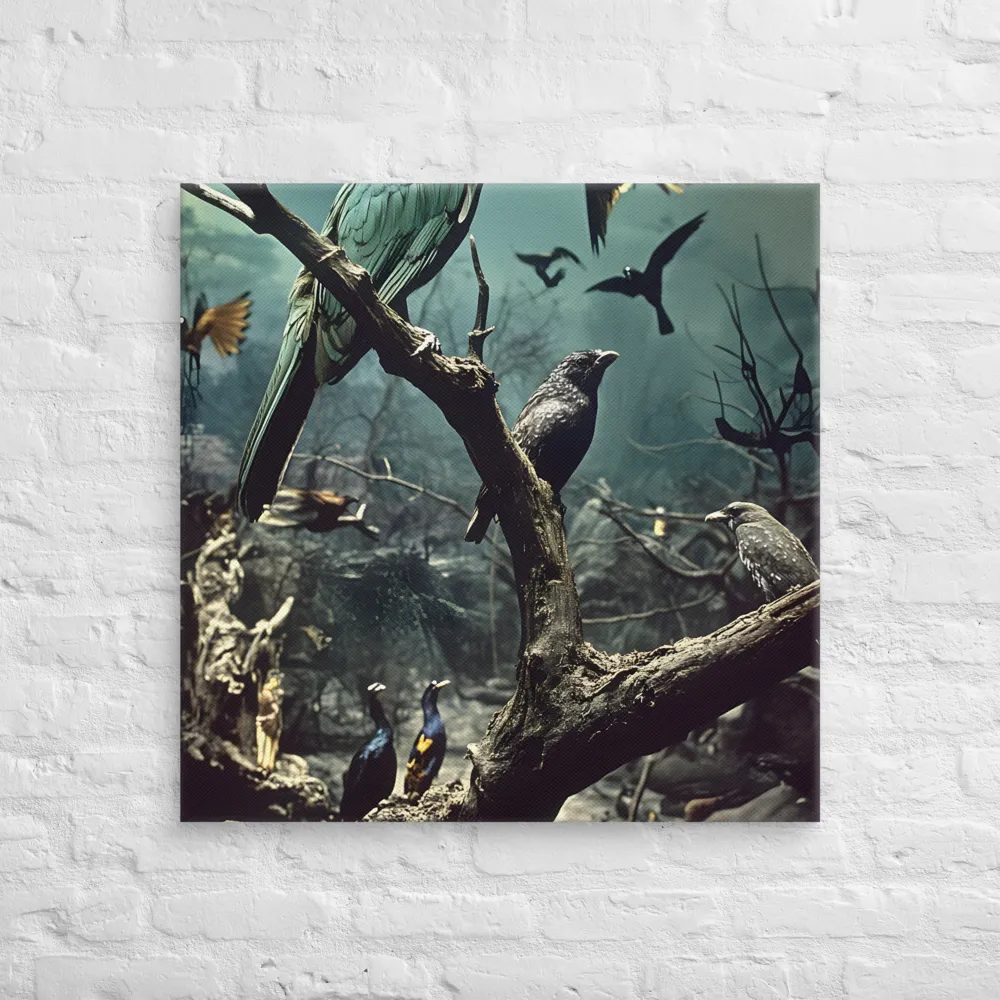 Whispers of the Avian Realm | Canvas | 30″×30″