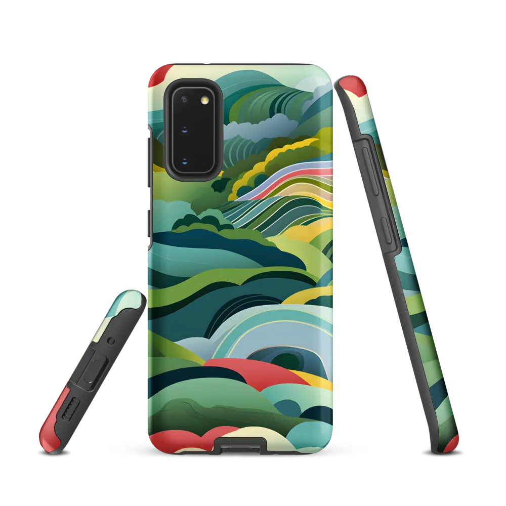 Waves of Serenity | Phone Case |  S20 | Tough Case | Matte