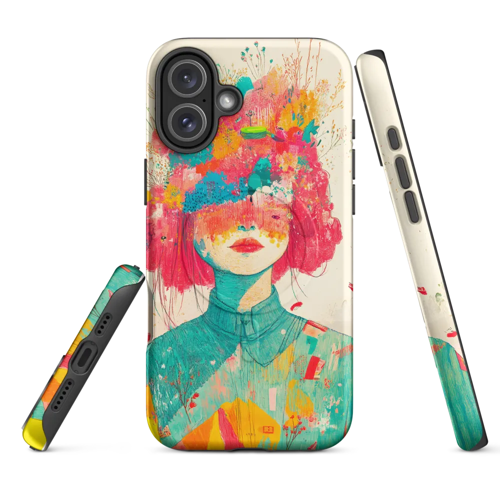Whimsical Floral Portrait