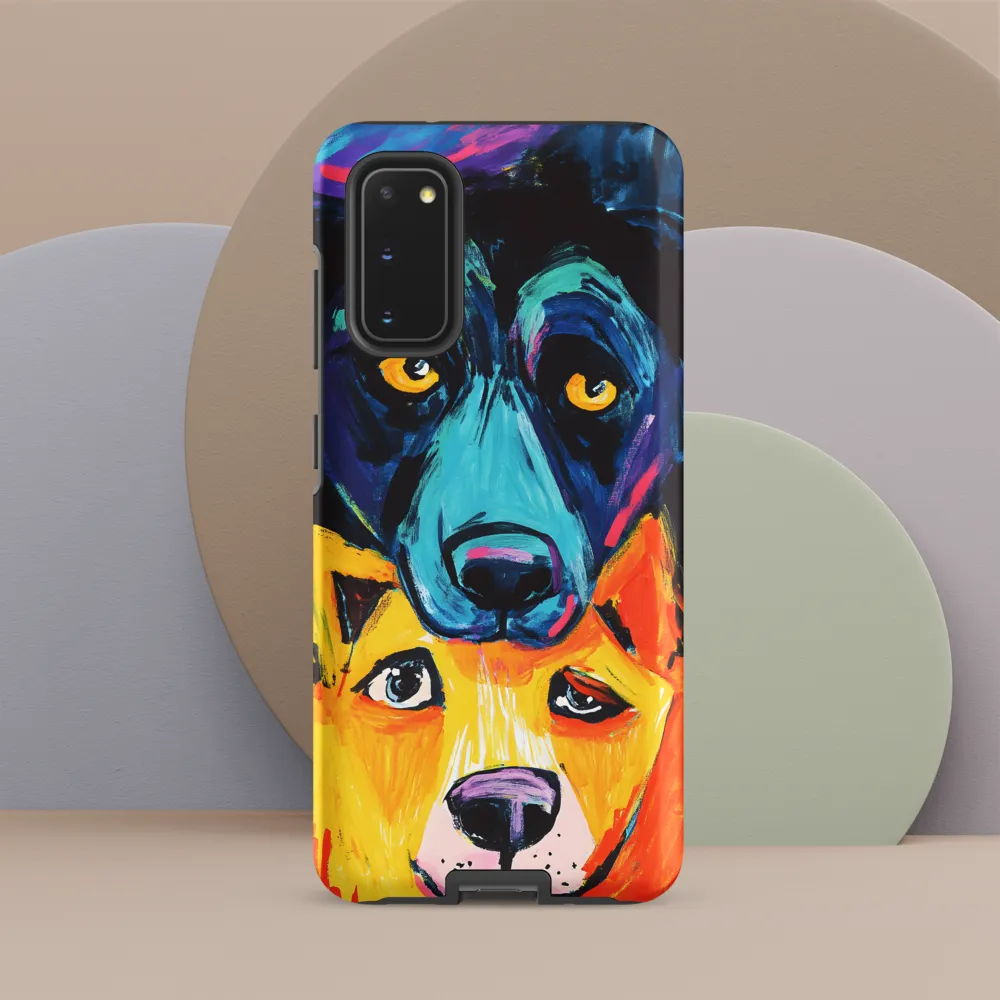 Vibrant Companions: An Expression of Canine Spirit