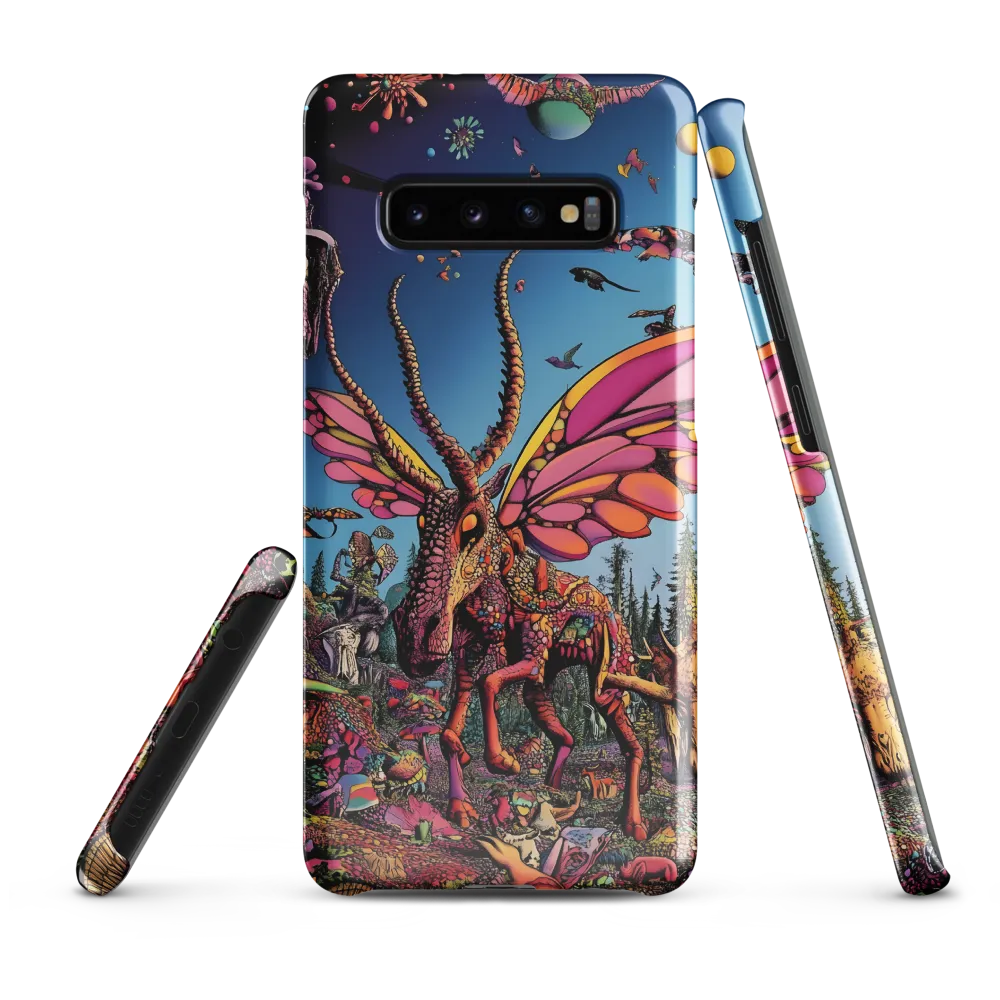 Ethereal Realms: The Butterfly Beast | Phone Case |  S10 Plus | Snap Case | Glossy